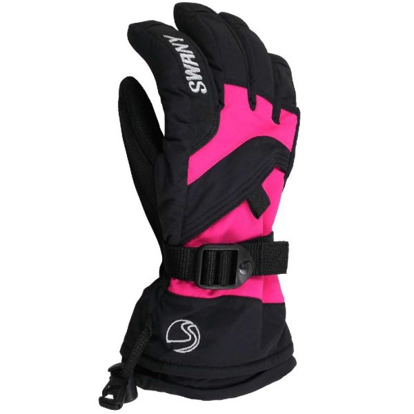 Swany Kids X Over Glove Blk Mag Snowbound