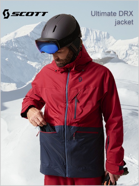 Scott Ultimate DRX Red Wine Jacket 