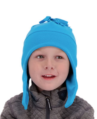 Obermeyer Orbit Blue Fleece Kids Hat - Snowbound