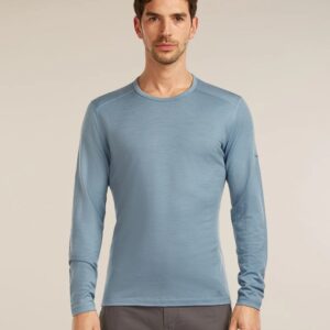 Icebreaker M Oasis Crewe Flint Blue