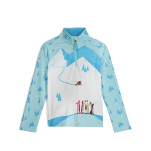 Spyder Girls Surface Zip Crystal