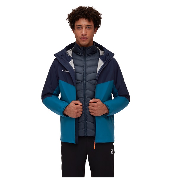 Mammut Convey 3 in 1 Hooded Ice Marine - Image 3
